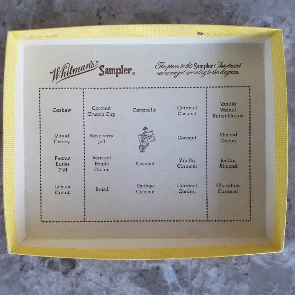 Vintage Whitman's Sampler Box (Empty)
